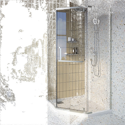 Душевое ограждение IDDIS Steel 100х100х195 STE8SS0i23