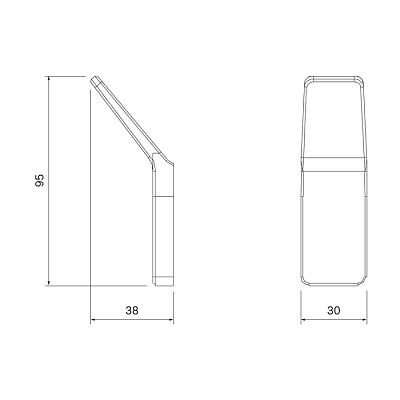 Крючок одинарный Iddis Slide  SLIWT10i41, белый матовый