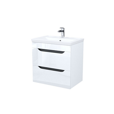 Тумба с раковиной IDDIS Ray (4076000i28), подвесная, 60 см,белый, RAY60W0i95K