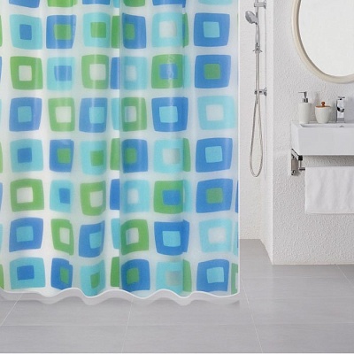 Штора для ванной комнаты 180*180 см Milardo Wonderful Cubes 506V180M11
