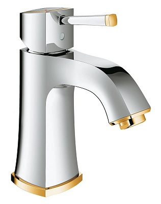 Смеситель для умывальника GROHE GRANDERA 23310IG0 хром/золото EcoJoy