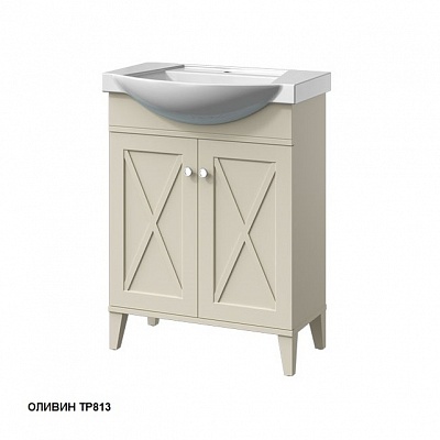 Тумба 65 две двери Caprigo TORINO 34610-TP813