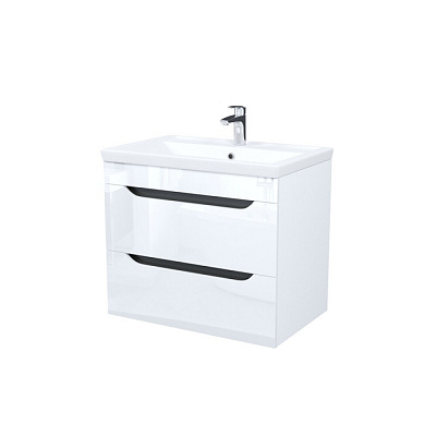 Тумба с раковиной IDDIS Ray (4077000i28), подвесная, 70 см,белый, RAY70W0i95K