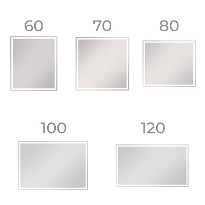Зеркало в ванную VIGO Geometry Step 1000