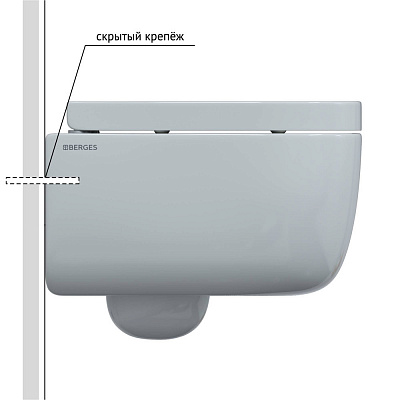 Унитаз подвесной Berges Ego Rimless 082122