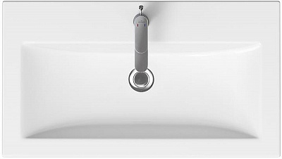Раковина мебельная COMO 80 Cersanit Velvex 4690311045416 белая