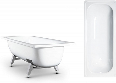 Ванна стальная 150х70 ANTIKA с рантом, А-50001 (УЦЕНКА)