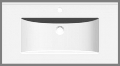 Раковина Sanita Luxe Quadro 90