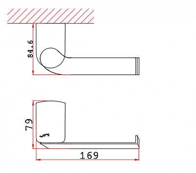 Держатель для туалетной бумаги VRI Baciano HG800312