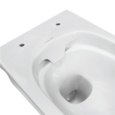 Унитаз подвесной Sanita Luxe Art Rimless Slim WC.WH/Art/SlimDM.Rim/WHT.G/S1