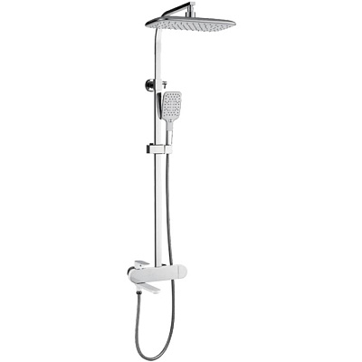 Душевая система с тропическим душем Gappo G83 G2483-8, хром