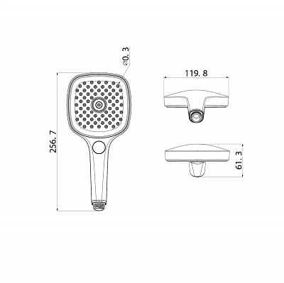 Лейка для душа Iddis Slide SLI3F0Ci18