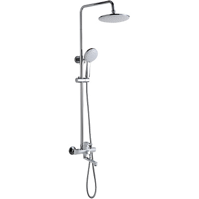 Душевая система с верхним тропическим душем Frap H41 F2441, хром