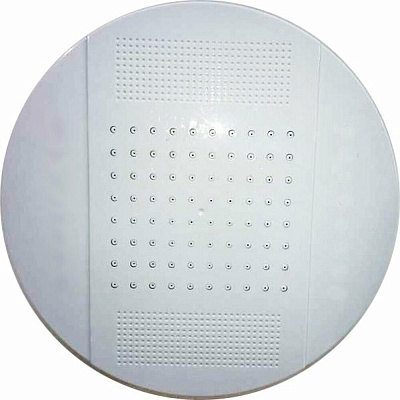 Душ верхний круглый 250 мм без подсветки белый пластик Erlit 0911045102