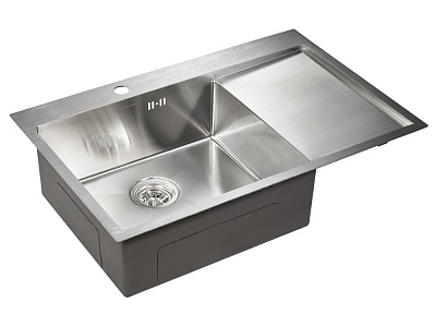 Мойка для кухни нержавеющая Paulmark Atlan PM217851-BSL