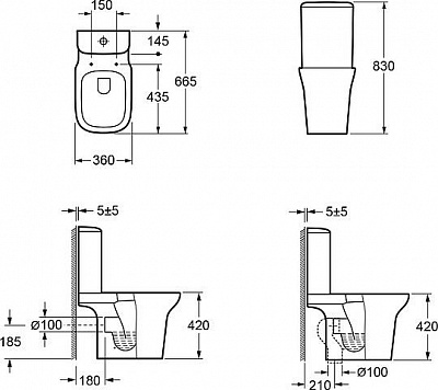 Унитаз-компакт Grossman Classic GR-N3012