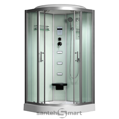 Душевая кабина Frank F602 угловая 118*118*215 низкий поддон