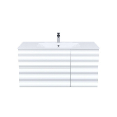 Тумба с умывальником (0131000i28) подвесная 100 см, белый, IDDIS Bild BIL10W0i95K