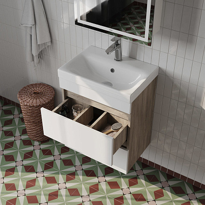 Тумба с умывальником подвесная Iddis Zodiac ZOD5AB0i95K