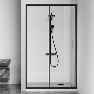 Душевое ограждение CUBE WTW-120-C-B 120х190 GoodDoor КУ00027