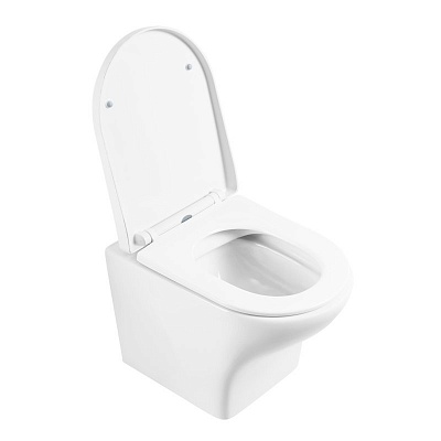 Сиденье быстросъемное дюропласт soft close металлическое крепление Belbagno KRAFT BB865SC