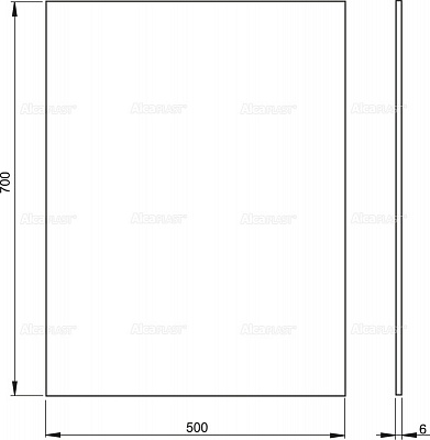 Звукоизоляционная плита для писсуара AlcaPlast M950