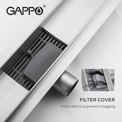 Душевой трап Gappo G86007-1 70*600мм