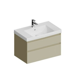 Тумба CUBO подвесная с ящиками 80 см, лимо матовая Kerama Marazzi CUB.80.2/LIM