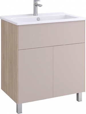 Тумба ФОРЕСТ ПРО 75, дуб Эврика/Кашемир (под раковину 161073) AQUATON 1A297101FREK0