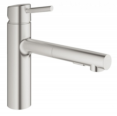 Смеситель для кухни с выдвижным изливом Grohe Concetto