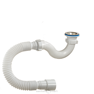 Сифон для душевого поддона ORIO 1 1/2 40 с гибкой трубой А42589