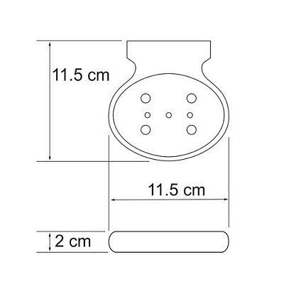 Мыльница решетка WasserKRAFT Berkel K-6869