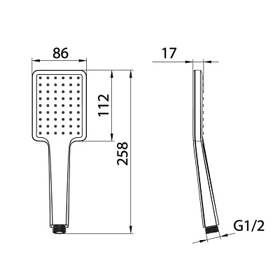 Лейка для душа Iddis Slide SLI1F0Bi18