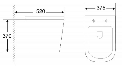 Сиденье быстросъемное дюропласт soft close металлическое крепление Belbagno GENOVA  BB1102SC
