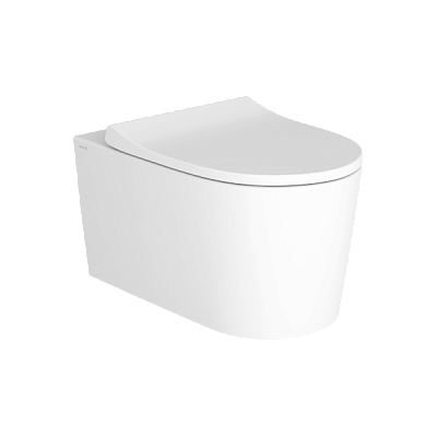Инновационный безободковый унитаз VitrA Nest QuantumFlush c ламинарным потоком 7870B403-0075
