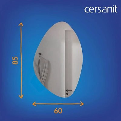 Зеркало с подсветкой 60x85 Cersanit ECLIPSE smart 64153 органик