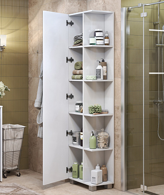 Шкаф пенал зеркальный 45 см Vigo Urban 450 pn.URB.45