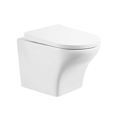Унитаз подвесной безободковый с креплением Belbagno KRAFT BB064CHR