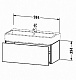 Комплект мебели DURAVIT (L-Cube, Ligght and Mirrors) 984*459 белый LC61782222