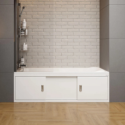 Экран под ванну 170 белый МОНАКО КУПЕ ЭКОНОМ (517014) Onika 517014