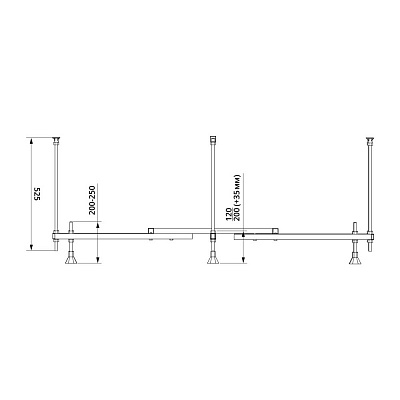 Каркас для ванны Vitra Universal 150/160/170 x 70 универсальный 59999991001
