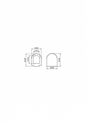 Сиденье для унитазов Vitra: S50/Form300 б/о (микролифт, дюропласт) 72-003-309