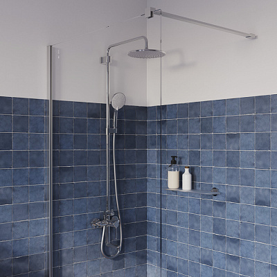 Душевая система с тропическим душем Iddis Aiger AIGSB3Fi06