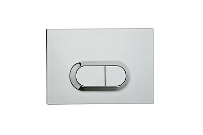 Инсталляция с унитазом VitrA S10 9842B003-7206 комплект 4 в 1 с сиденьем микролифт безободковый цвет клавиши глянцевый хром