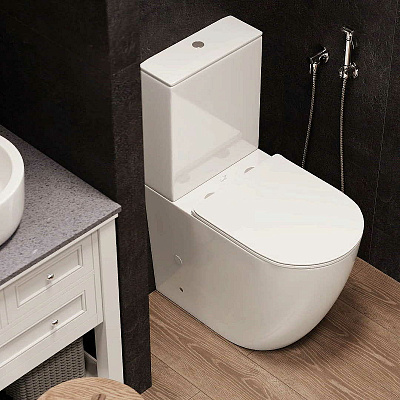 Унитаз компакт с бачком и сиденьем микролифт Cerutti SPA Bella CT8709