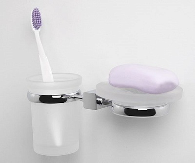 Держатель стакана и мыльницы WasserKRAFT Lippe K-6526