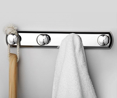 Кронштейн настенный 4 крючка WasserKRAFT K-1074 хром