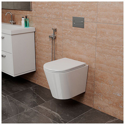 Унитаз подвесной безободковый D&K Venice DT1026016