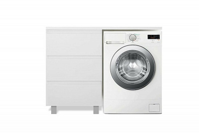 Комплект мебели Dallas Luxe 120х48 левосторонний напольный, 3 ящика (ШхГхВ) 548х476х860 Эстет ФР-00001922