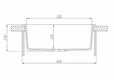 Мойка гранитная Акватон Делия 60  песочная 1A715232LD220